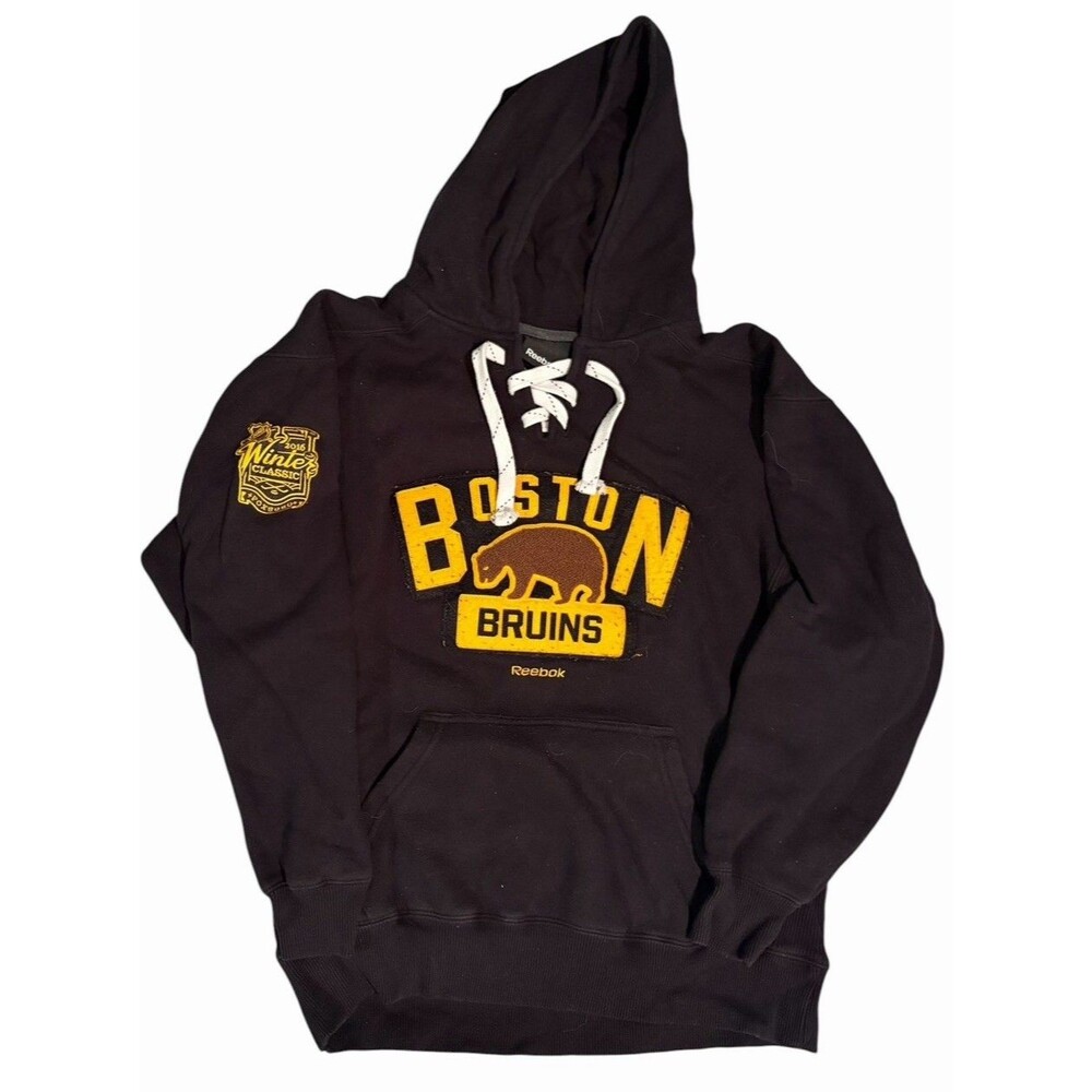 Boston Bruins 2016 Winter Classic Hoodie Reebok Men’s Size Medium